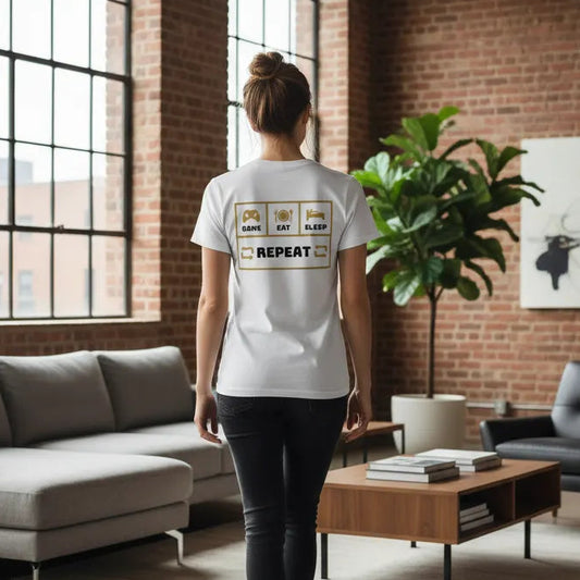 Damen Rückseite - GAME EAT SLEEP REPEAT