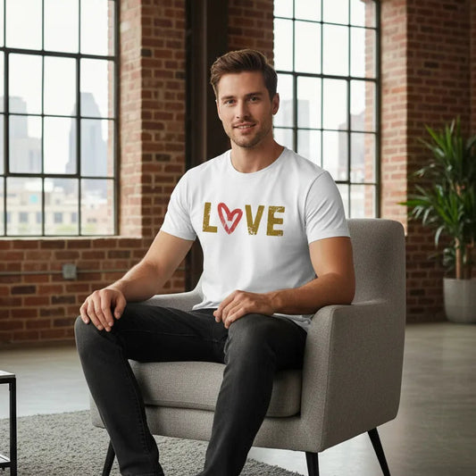 Slim Fit Vorderseite - LOVE