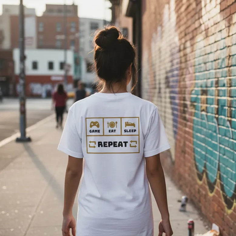 Damen Rückseite - GAME EAT SLEEP REPEAT
