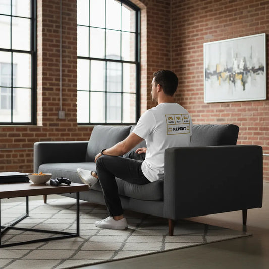 Unisex Rückseite - GAME EAT SLEEP REPEAT