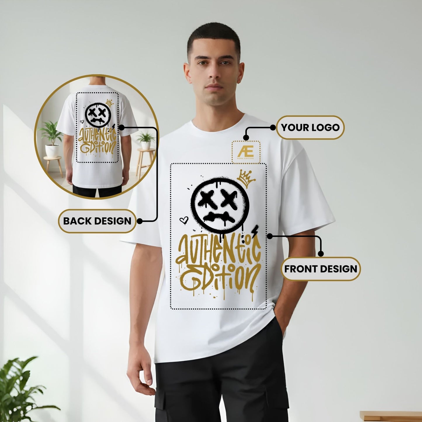 Oversize - Logo / Front / Back