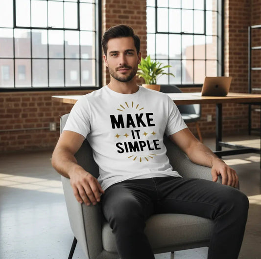Slim Fit Vorderseite - MAKE IT SIMPLE