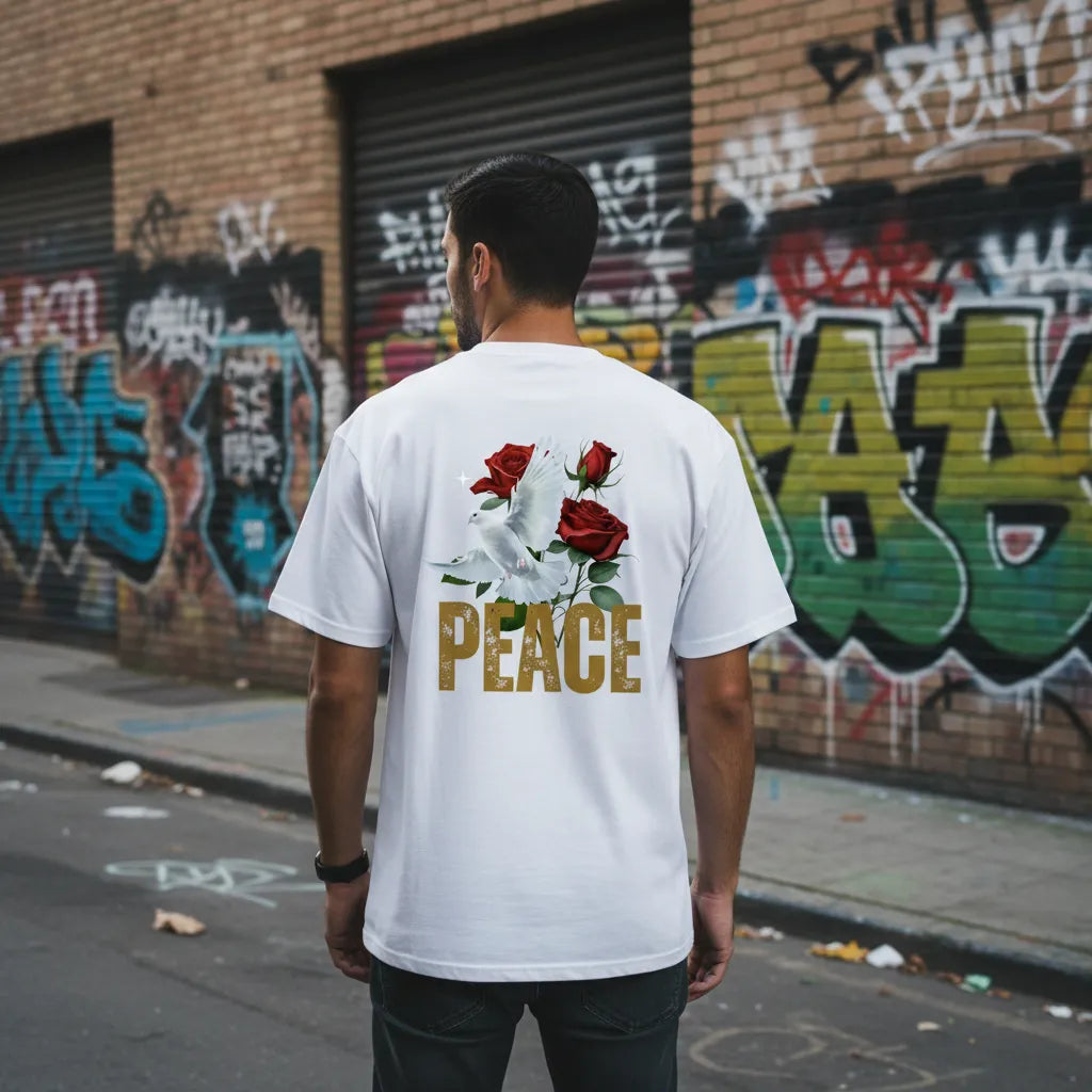 Oversize Rückseite - PEACE