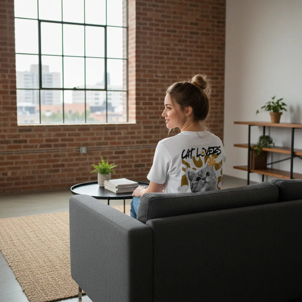 Unisex Rückseite - CAT LOVERS