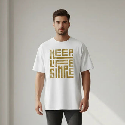 Oversize Vorderseite - KEEP LIFE SIMPLE