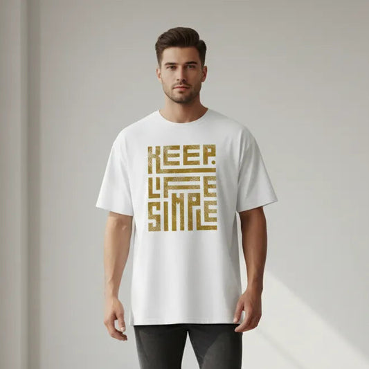 Oversize Vorderseite - KEEP LIFE SIMPLE