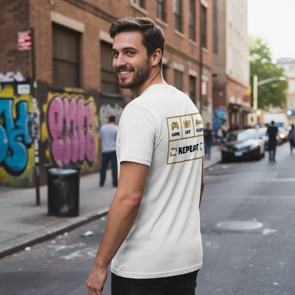 Unisex Rückseite - GAME EAT SLEEP REPEAT