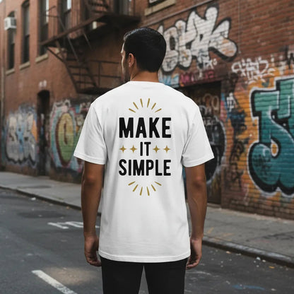 Oversize Rückseite - MAKE IT SIMPLE