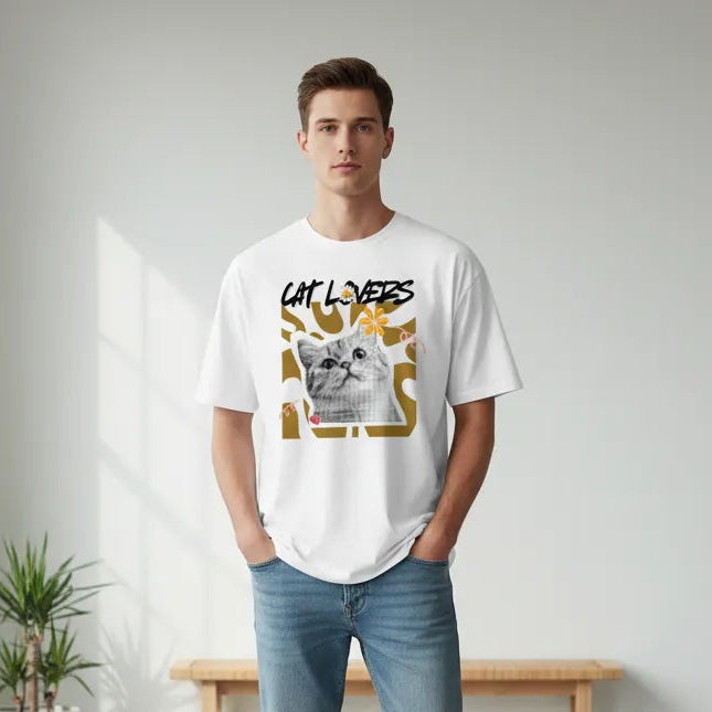 Oversize Vorderseite - CAT LOVERS