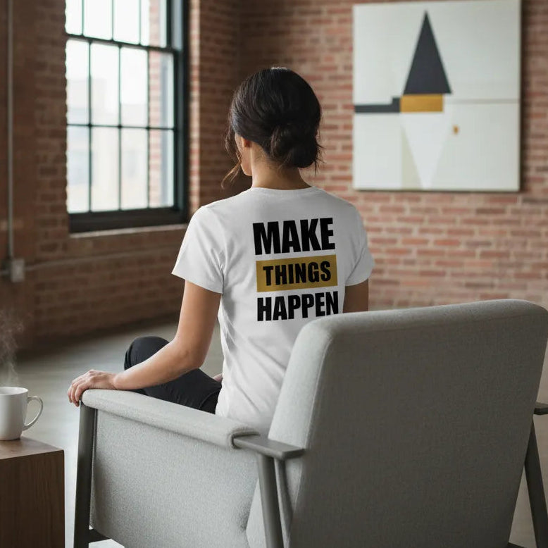 Damen Rückseite - MAKE THINGS HAPPEN