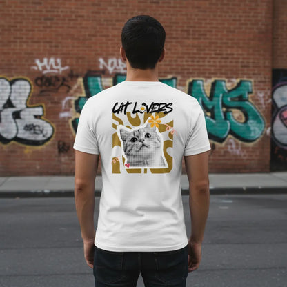 Slim Fit Rückseite - CAT LOVERS