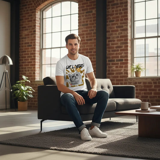 Slim Fit Vorderseite - CAT LOVERS