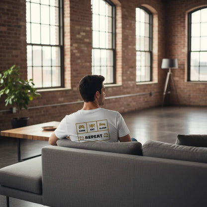 Slim Fit Rückseite - GAME EAT SLEEP REPEAT