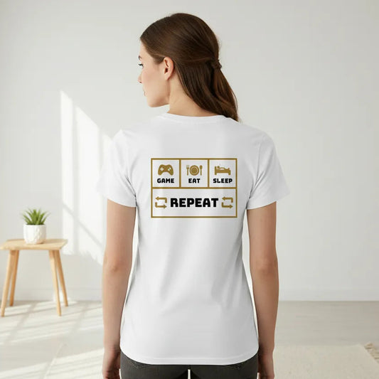 Damen Rückseite - GAME EAT SLEEP REPEAT