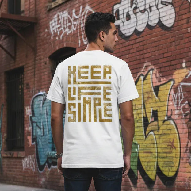 Unisex Rückseite - KEEP LIFE SIMPLE