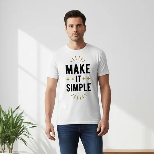 Slim Fit Vorderseite - MAKE IT SIMPLE