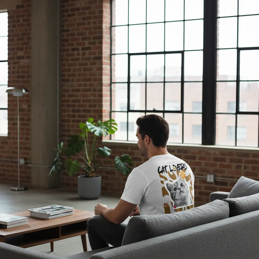 Slim Fit Rückseite - CAT LOVERS