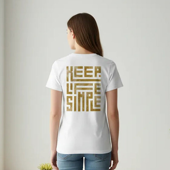 Damen Rückseite - KEEP LIFE SIMPLE