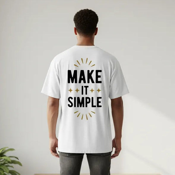 Oversize Rückseite - MAKE IT SIMPLE