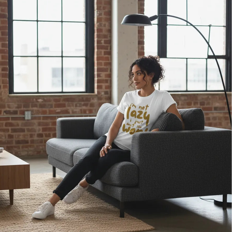 Unisex Vorderseite - IM NOT LAZY I JUST DONT LIKE WORK