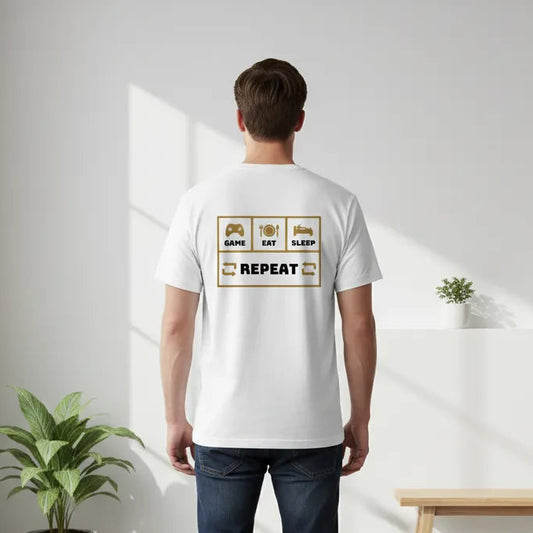Unisex Rückseite - GAME EAT SLEEP REPEAT