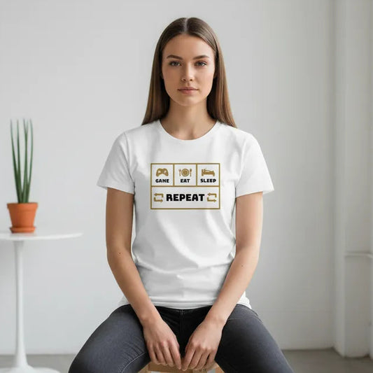 Damen Vorderseite - GAME EAT SLEEP REPEAT