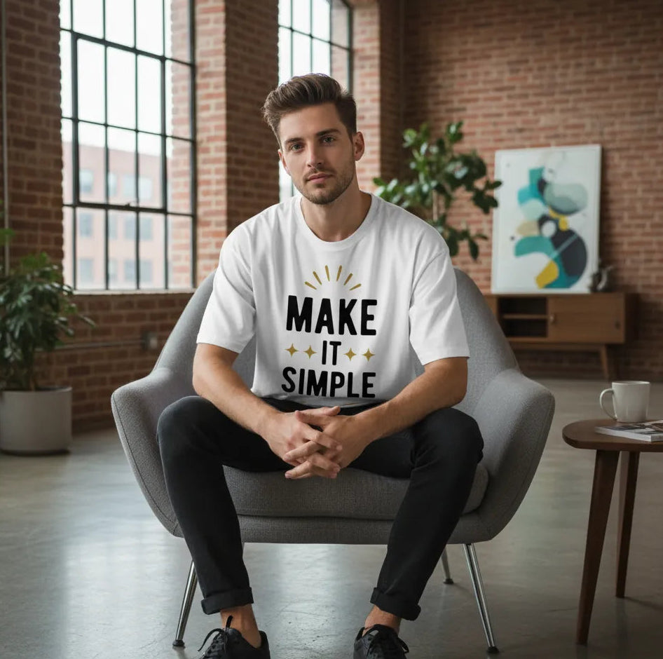Oversize Vorderseite - MAKE IT SIMPLE