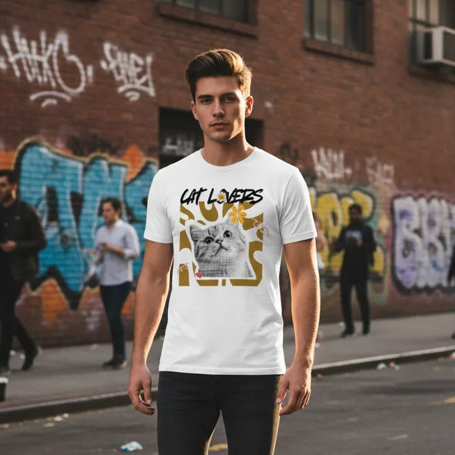 Slim Fit Vorderseite - CAT LOVERS