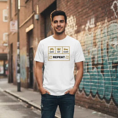 Unisex Vorderseite - GAME EAT SLEEP REPEAT