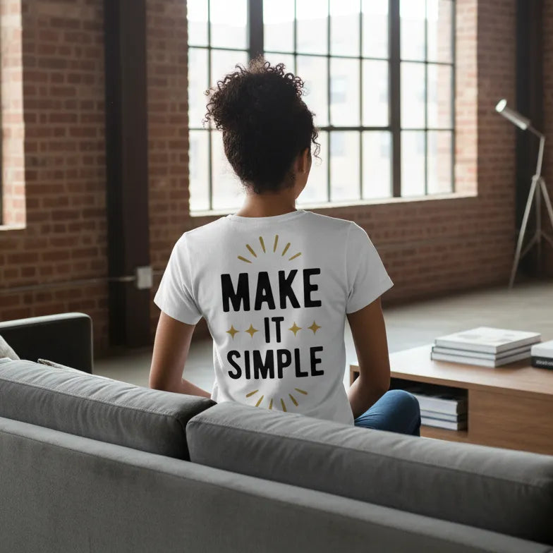 Damen Rückseite - MAKE IT SIMPLE