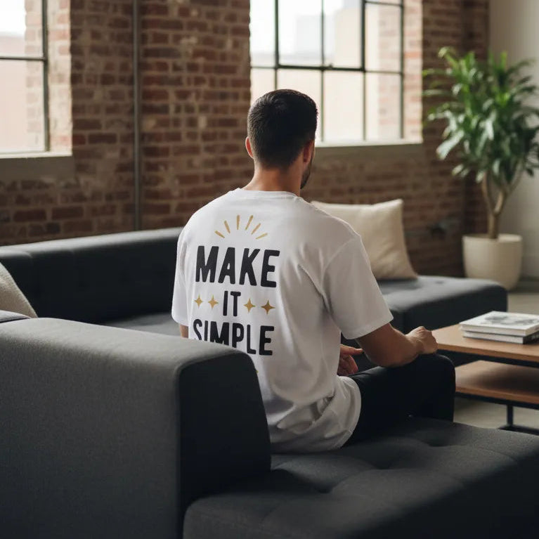 Oversize Rückseite - MAKE IT SIMPLE