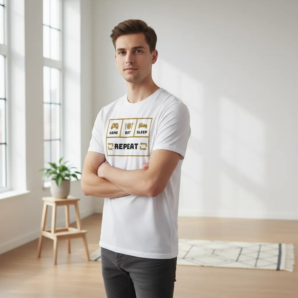 Unisex Vorderseite - GAME EAT SLEEP REPEAT
