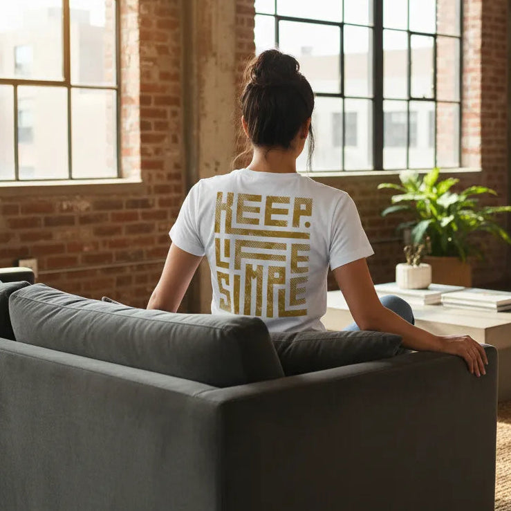 Damen Rückseite - KEEP LIFE SIMPLE