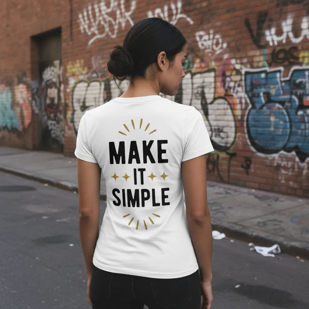Damen Rückseite - MAKE IT SIMPLE