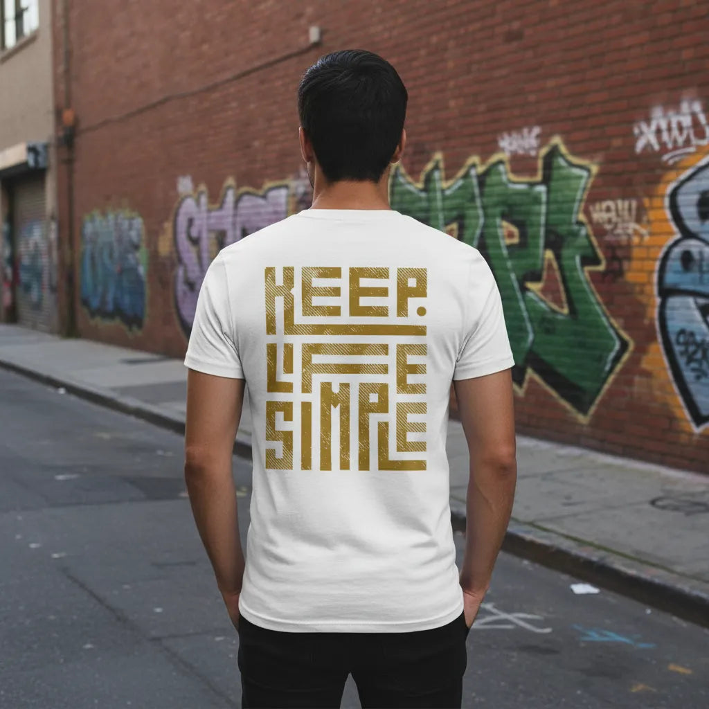 Slim Fit Rückseite - KEEP LIFE SIMPLE