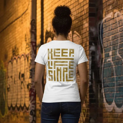 Damen Rückseite - KEEP LIFE SIMPLE