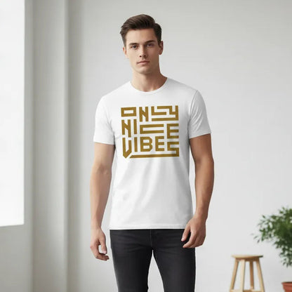 Slim Fit Vorderseite - ONLY NICE VIBES