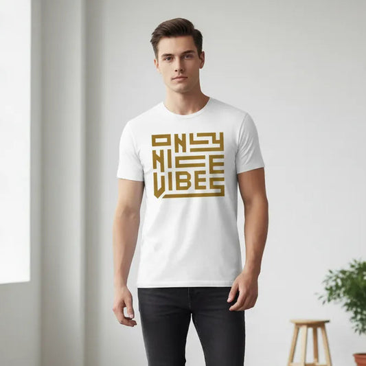 Slim Fit Vorderseite - ONLY NICE VIBES