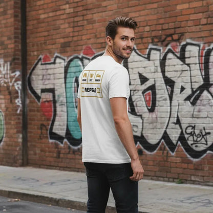 Slim Fit Rückseite - GAME EAT SLEEP REPEAT