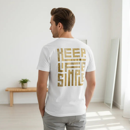 Unisex Rückseite - KEEP LIFE SIMPLE