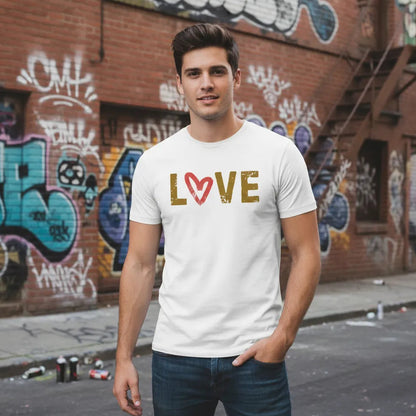 Slim Fit Vorderseite - LOVE
