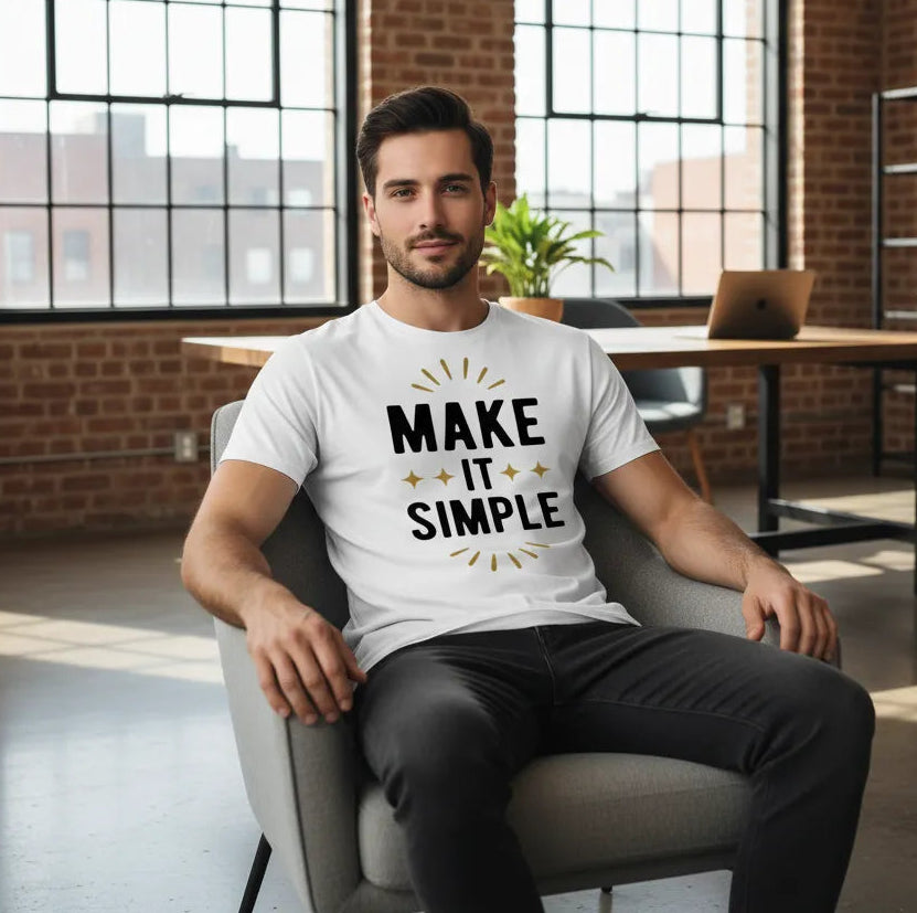 Slim Fit Vorderseite - MAKE IT SIMPLE