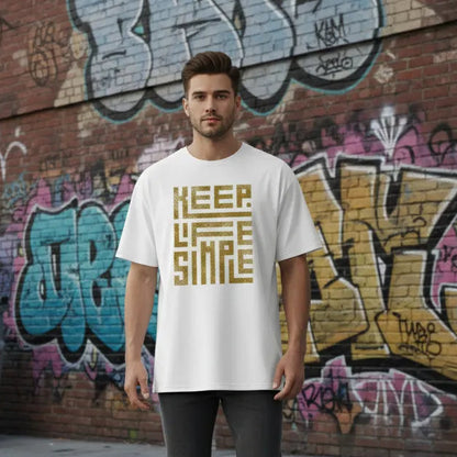 Oversize Vorderseite - KEEP LIFE SIMPLE