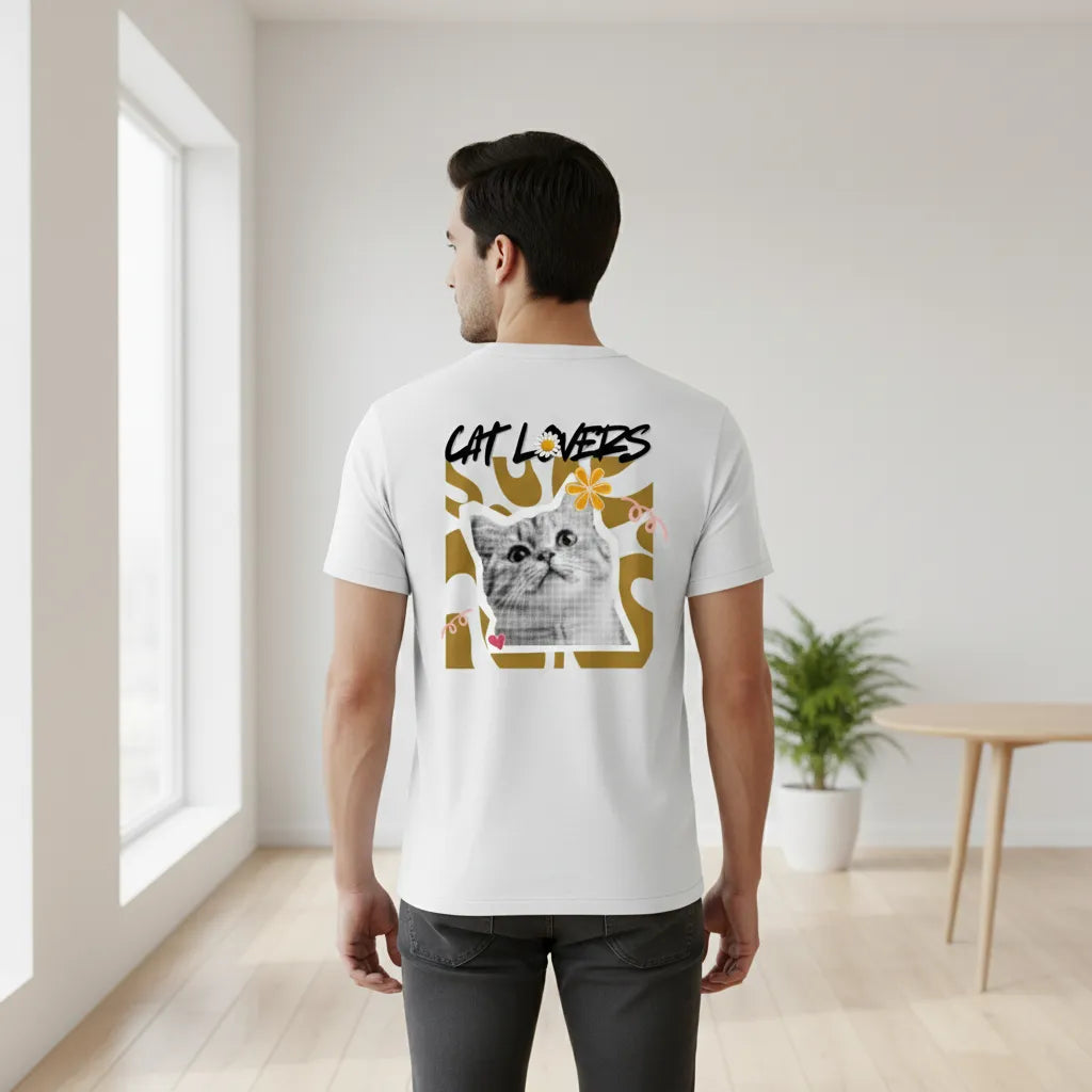 Slim Fit Rückseite - CAT LOVERS